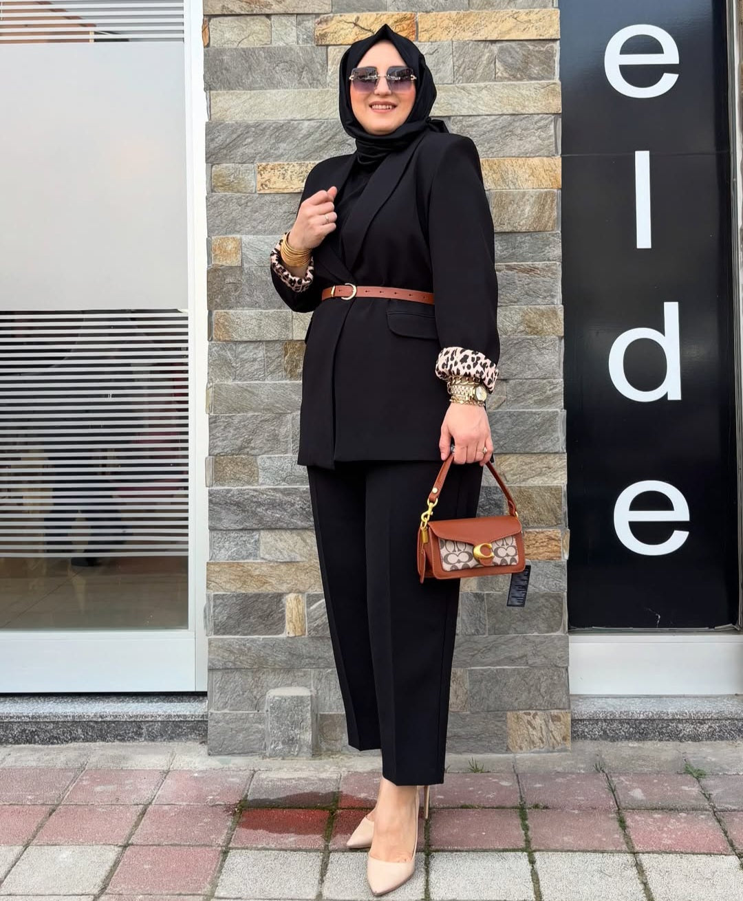 LEOPAR DESEN CEKET TAKIM