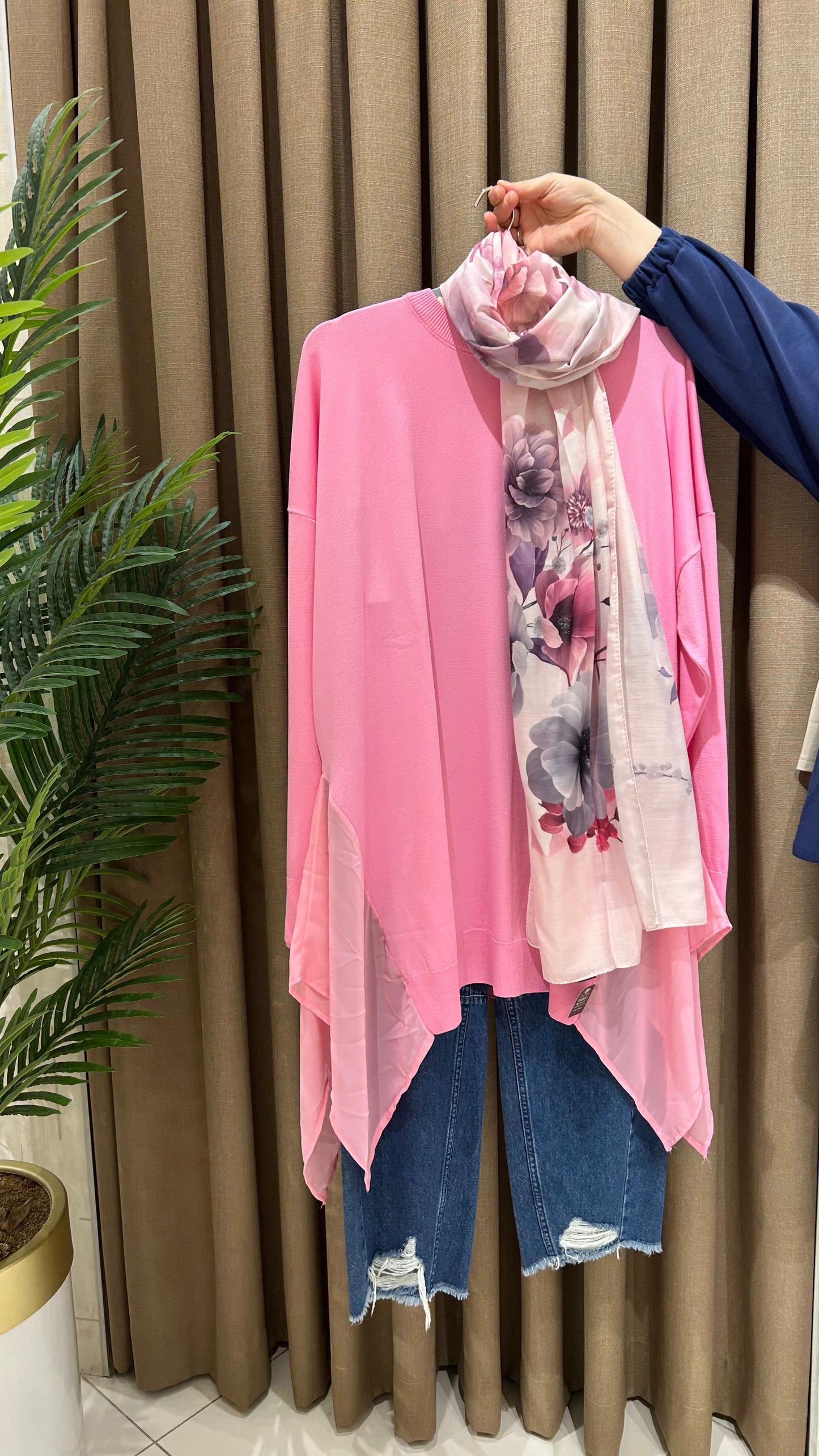 ŞİFON DETAYLI TUNİK