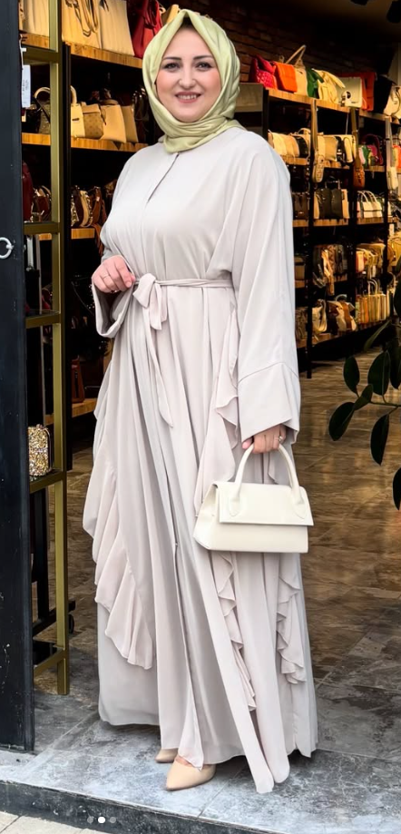 YANLARI FIRFIR ABAYA